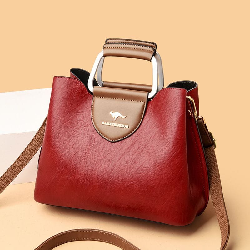 Women's Bag New Genuine Leather Single Shoulder Bag Large Capacity Female Fashion Bag s4331588 - Tuzzut.com Qatar Online Shopping