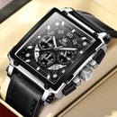 OLEVS Chronograph Watch for Men Square X7341246 - Tuzzut.com Qatar Online Shopping