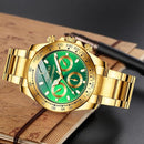 Chenxi Watch Men Gold Fashion Watches Stainless Steel Men's Watches S2589374 - Tuzzut.com Qatar Online Shopping