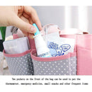 1pc Multifunctional Baby Stroller Hanging Bag For Mommy, Storage Bag For Baby Bottle & Diaper, Pink S334044 - Tuzzut.com Qatar Online Shopping