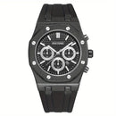 PINTIME Men's Large Dial Calendar Quartz Watch Luxury Brand Sports Watch S4486216 - Tuzzut.com Qatar Online Shopping