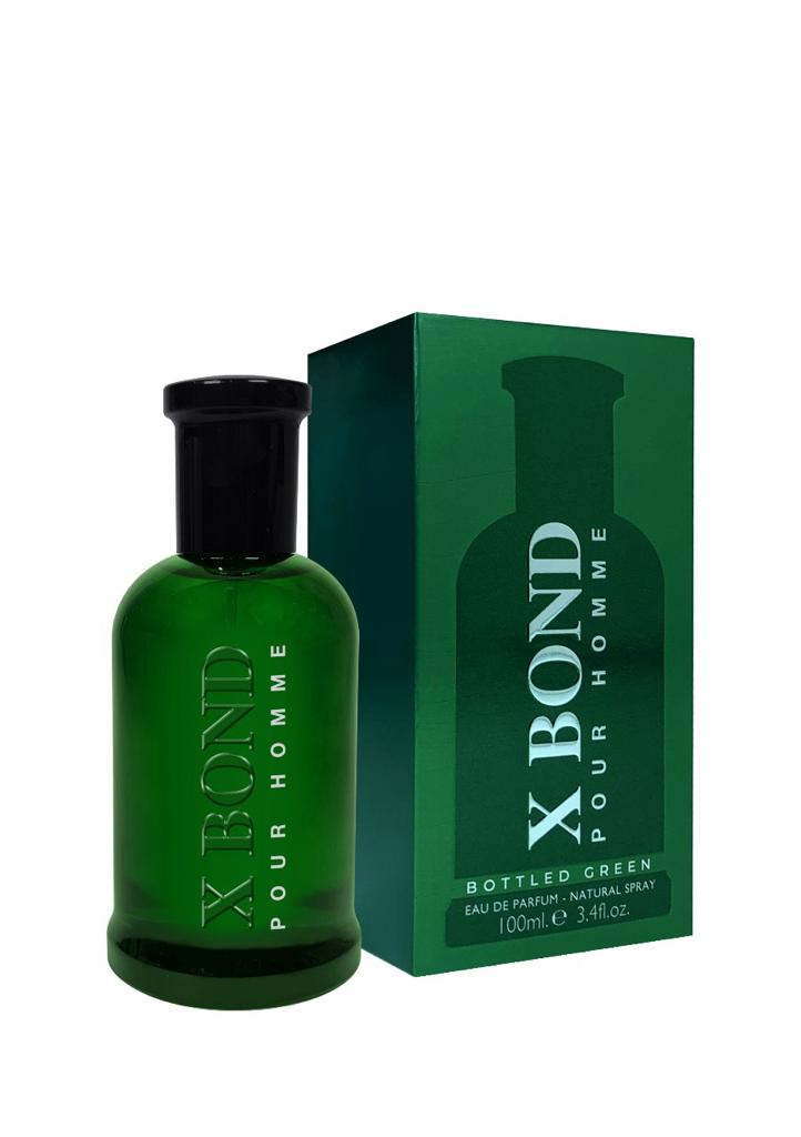 Louis Olivier XBond Pour Homme Bottled Green EDP Perfume 100ml - Tuzzut.com Qatar Online Shopping