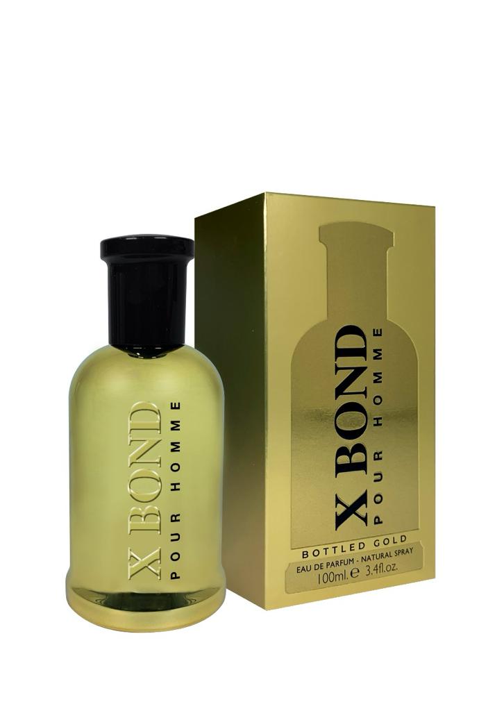 Louis Olivier XBond Pour Homme Bottled Gold EDP Perfume 100ml - Tuzzut.com Qatar Online Shopping