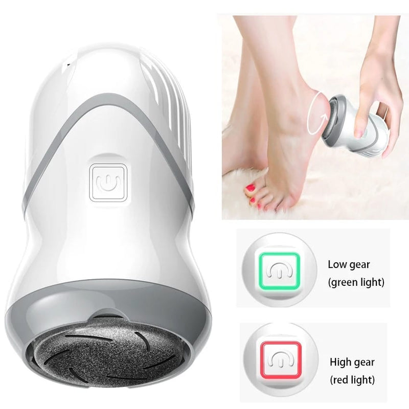 New USB Rechargeable Electric Vacuum Adsorption Foot Grinder Tools Pedicure - Tuzzut.com Qatar Online Shopping
