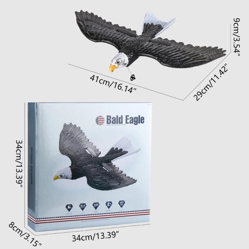 Remote Control Aircraft Flying Bird Rechargeable RC Eagle Gliders Airplane - Tuzzut.com Qatar Online Shopping