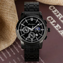 Mens Luxury Business Watches Stainless Steel Luminous Quartz Wristwatch W719241 - Tuzzut.com Qatar Online Shopping