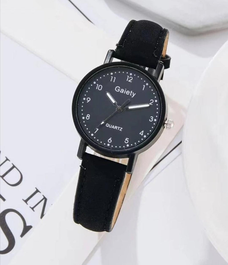 Cheerfulness Brand Elegant Women Leather Strap Casual Watch X2965690 - Tuzzut.com Qatar Online Shopping