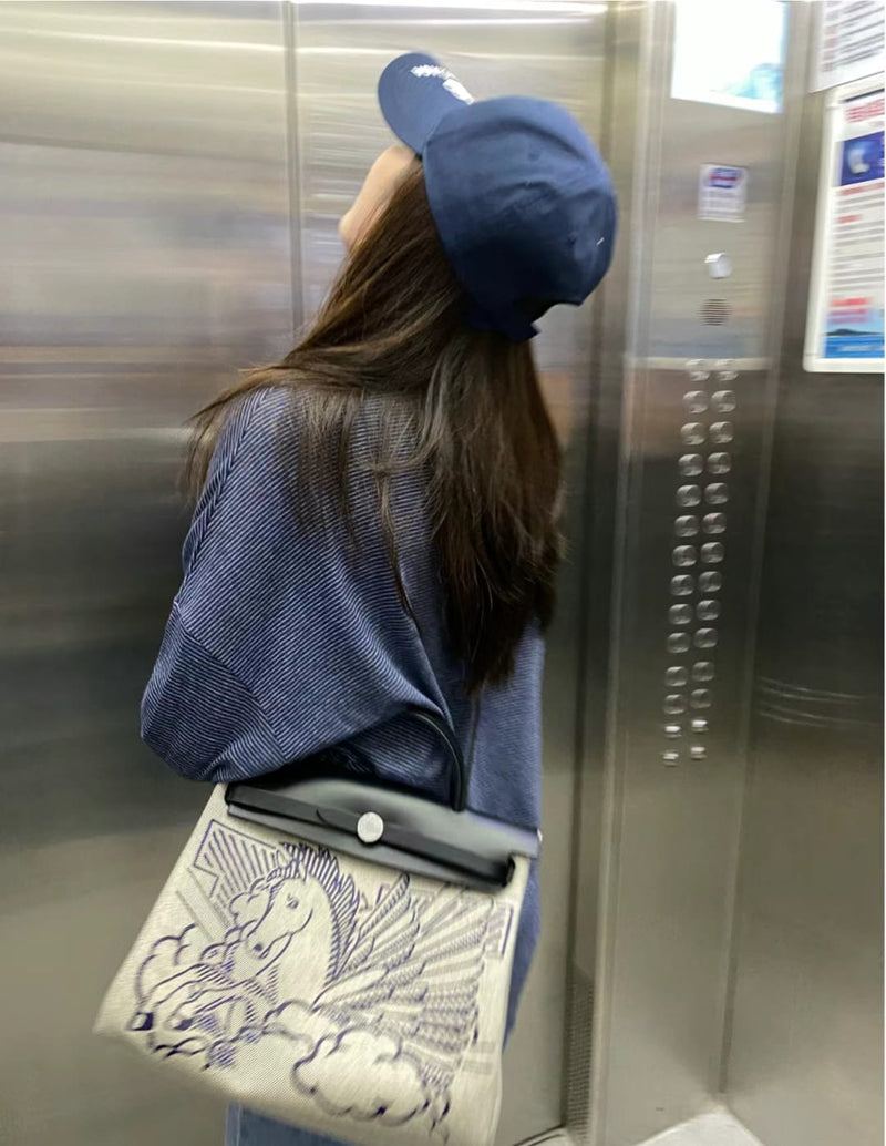 Women's Bag Shoulder Shoulder Large Capaci Commuter Bag S4988590 - Tuzzut.com Qatar Online Shopping