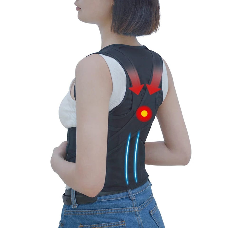Back Waist Support Belt Posture Corrector Backs Medical Belt Lumbar - Tuzzut.com Qatar Online Shopping