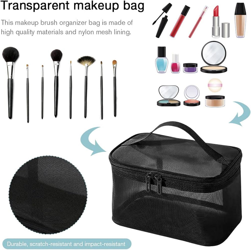 Multifunctional Makeup Organiser with Zipper Travel Handbag S4985598 - Tuzzut.com Qatar Online Shopping