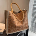 Tote Bag Women Large Capacity Handbag Ins College Student Canvas Shoulder Bag S5022336 - Tuzzut.com Qatar Online Shopping
