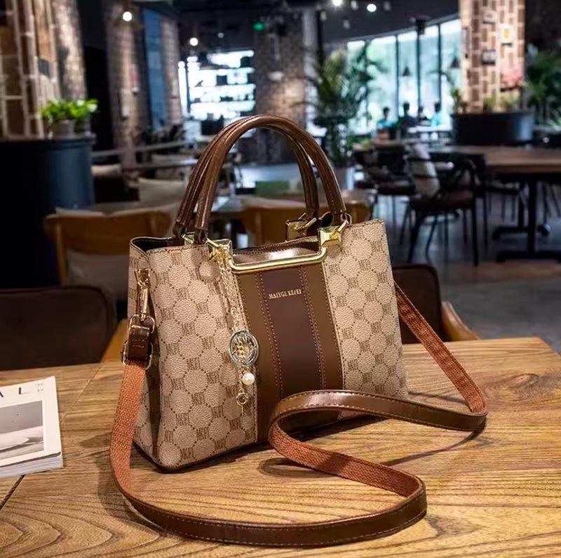 Light Luxury Leather Women's Bag B-73766 - Tuzzut.com Qatar Online Shopping