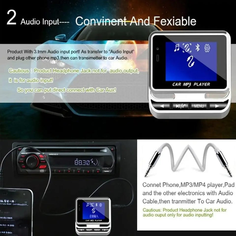 Bluetooth Built-in dashboard Fast Charger Audio host Car Radio Car MP3 Player - Tuzzut.com Qatar Online Shopping
