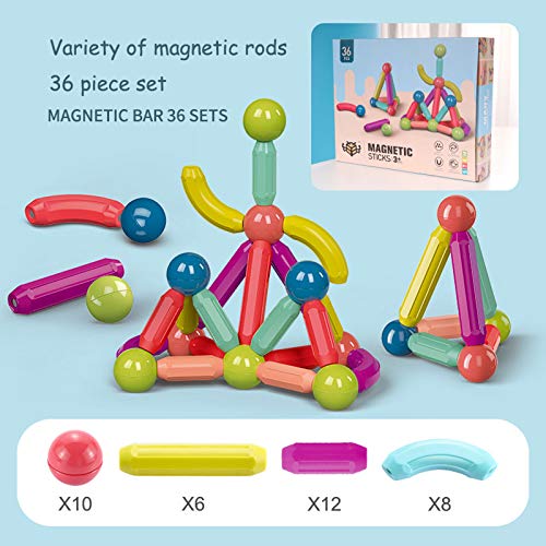 Magnetic Building Sticks Blocks Toys 42-36-25 PCS - Tuzzut.com Qatar Online Shopping