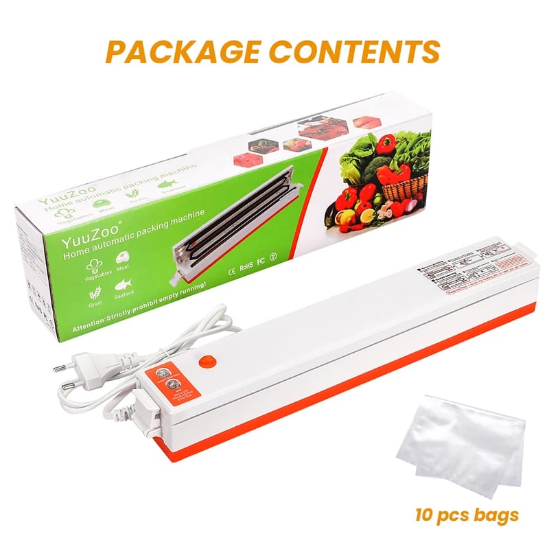 Food Vacuum Sealer Packaging Machine Food Fresh Long Keeping Vacuum Bagsincluding Vaccum Packer - Tuzzut.com Qatar Online Shopping