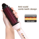 Automatic Ceramic Curling Iron 1.5 Inch Hair Brush Curler Straightener 2-Way - Tuzzut.com Qatar Online Shopping