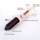 Automatic Ceramic Curling Iron 1.5 Inch Hair Brush Curler Straightener 2-Way - Tuzzut.com Qatar Online Shopping