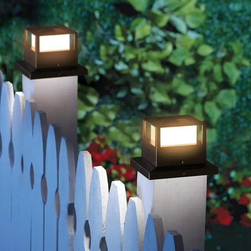 1pc Solar Light Fence Light IP65 Outdoor Solar Lamp For Garden Decoration S4820216 - Tuzzut.com Qatar Online Shopping