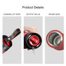 350ML Vacuum Flask Stainless Steel Thermo Bottle With Rope S4789377 - Tuzzut.com Qatar Online Shopping