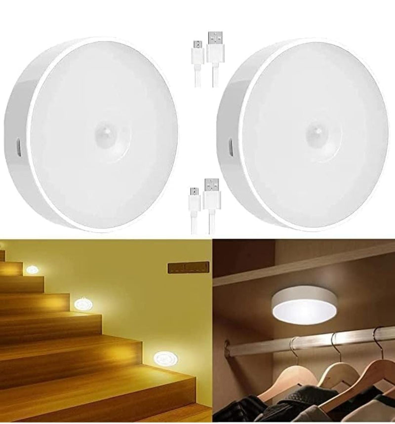 1pc Rewup Motion Sensor Light for Home Colour USB Charging Wireless Self Adhesive LED Magnetic Motion Activated Light S4200545 - Tuzzut.com Qatar Online Shopping