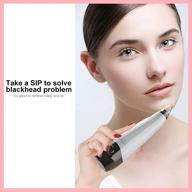 Blackhead Remover Against Black Dot Point Face Acne Pimple Pore Vacuum Cleaner - Tuzzut.com Qatar Online Shopping