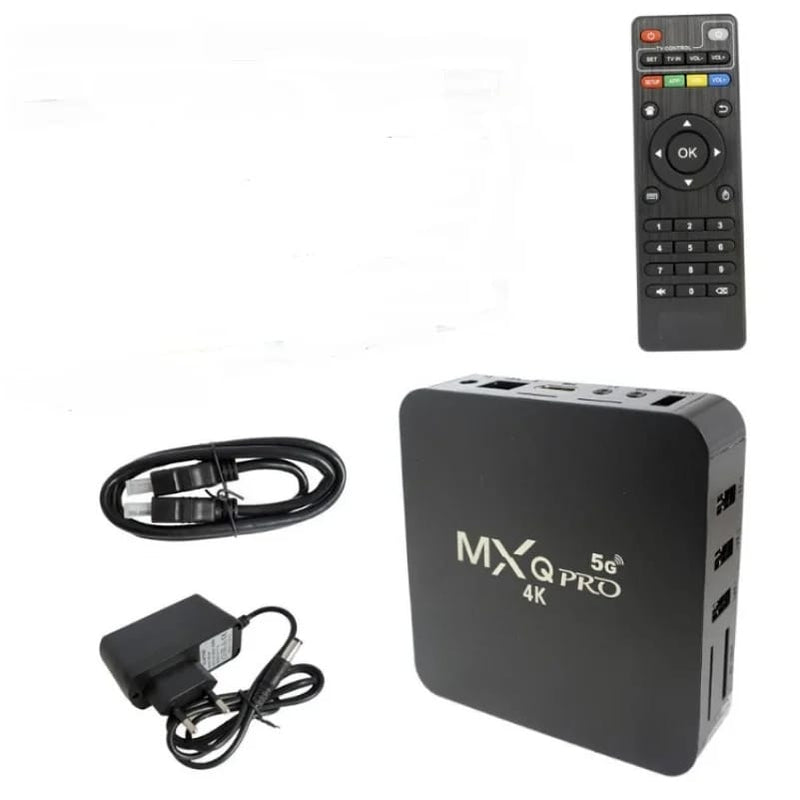 Smart prefix MXQ Pro 4K 5G Tv Box - Tuzzut.com Qatar Online Shopping