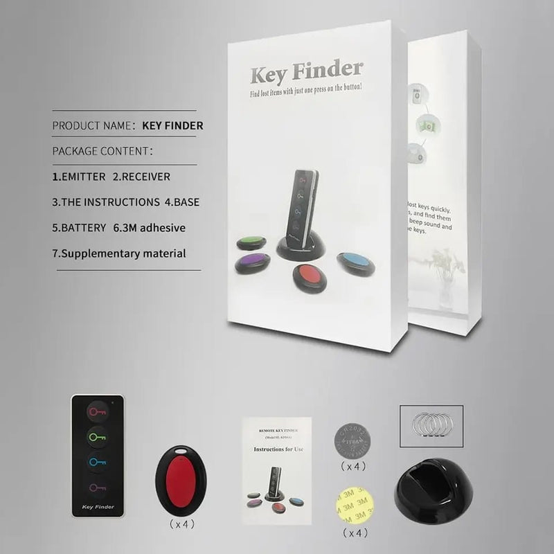 Vehicle Lost Tracker Household Keys Searcher Anti-Lost Alarm Wireless Key Finder - Tuzzut.com Qatar Online Shopping