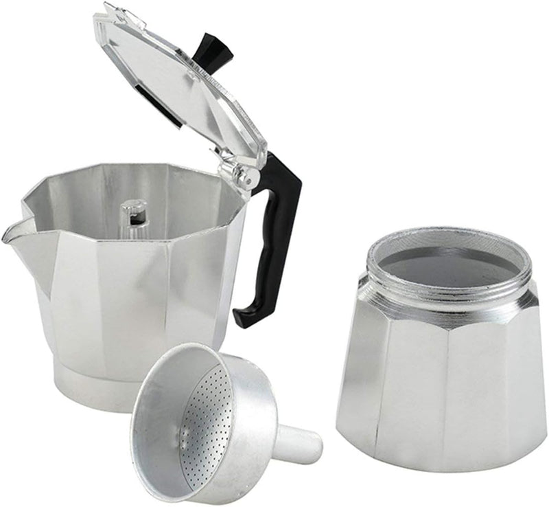 150ml Italian Classic Coffee Maker Aluminum Moka Pots Espresso Percolator Pot ML-8005 - Tuzzut.com Qatar Online Shopping