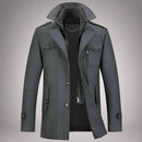 Autumn Winter Woolen Coat for Men S4121559 - Tuzzut.com Qatar Online Shopping