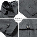 Autumn Winter Woolen Coat for Men S4121559 - Tuzzut.com Qatar Online Shopping