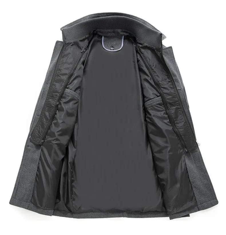 Autumn Winter Woolen Coat for Men S4121559 - Tuzzut.com Qatar Online Shopping