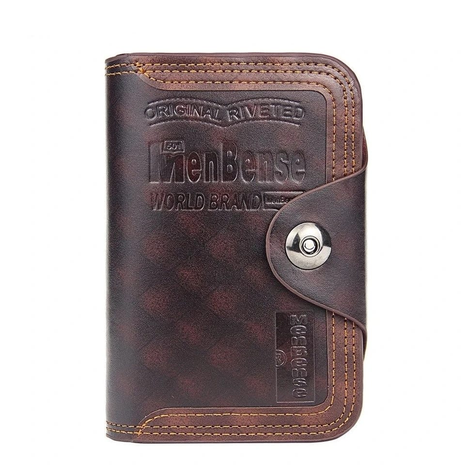 Men's Magnetic Leather Compartment Wallet F388 Men's Magnetic Leather Compartment Wallet F388