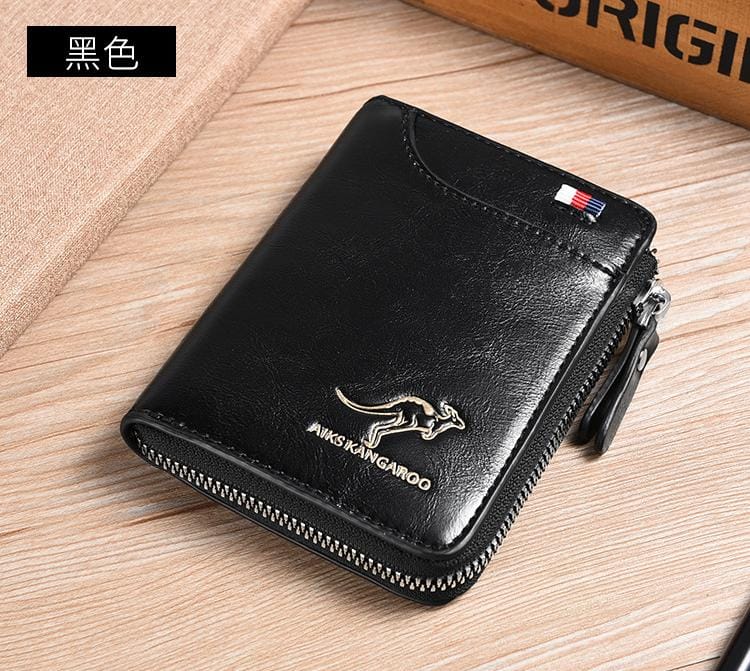 Anti-Theft Clutch Short Men's Leather Wallet Large Capacity 0188 Anti-Theft Clutch Short Men's Leather Wallet Large Capacity 0188