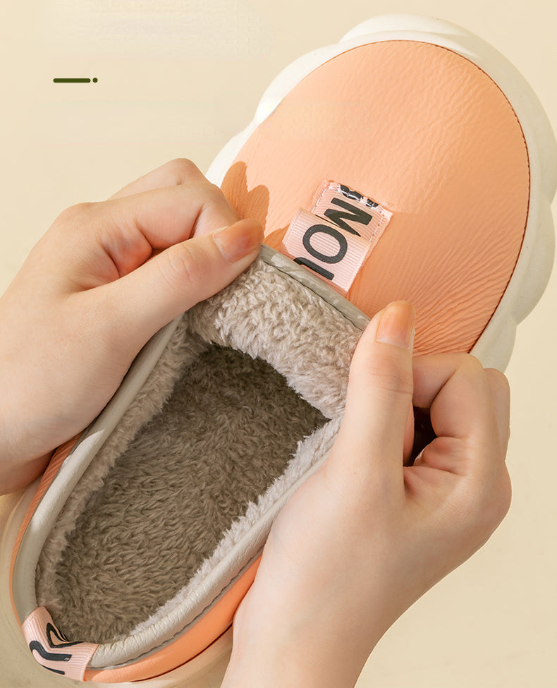 Plush Slippers for Unisex Winter Cotton Shoes 40-41 - Tuzzut.com Qatar Online Shopping