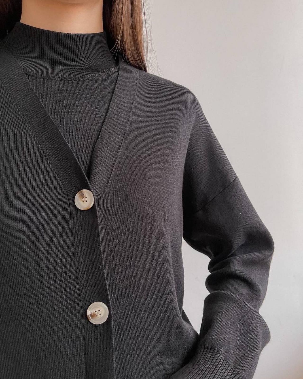 Style knitted three-piece suit L B-43825 Style knitted three-piece suit L B-43825