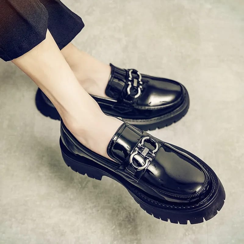 Patent Leather Men's Shoes 42 - Tuzzut.com Qatar Online Shopping
