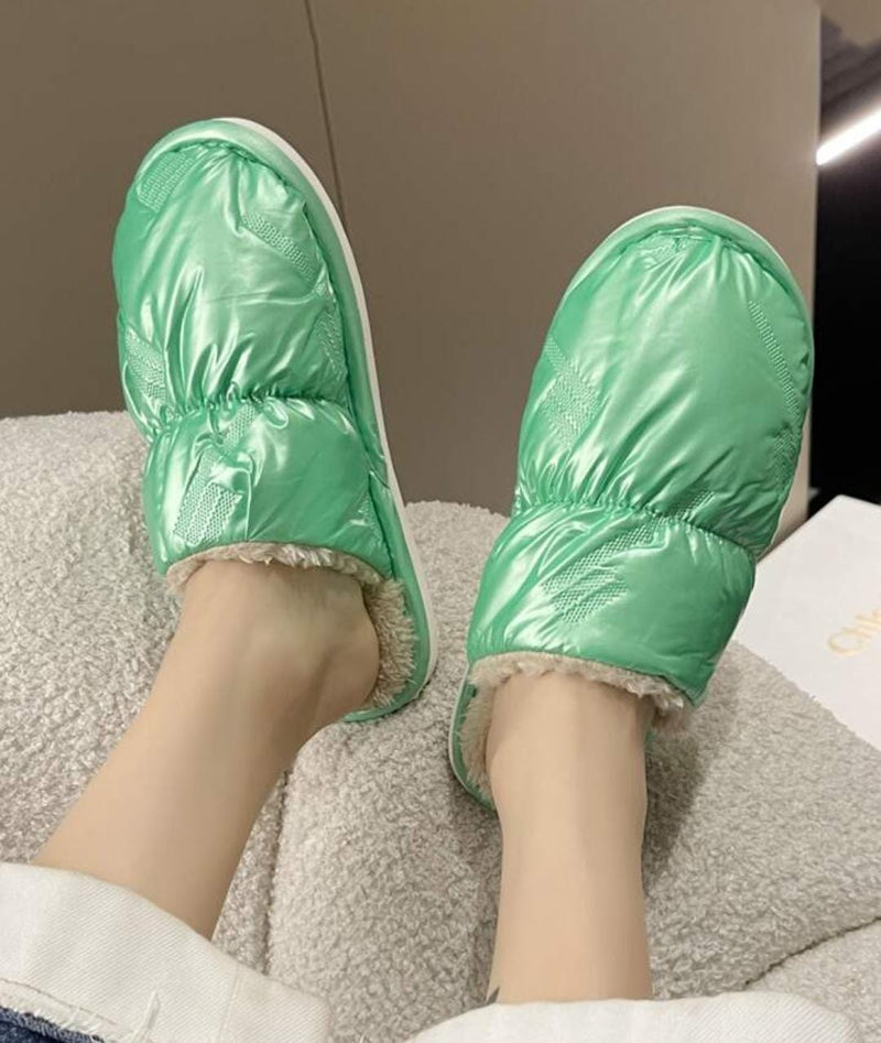Neon-Green Bedroom Slippers 38-39 - Tuzzut.com Qatar Online Shopping