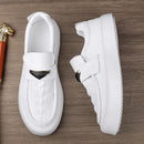 Fashion Men's Loafers Comfort Alligator Leather Pattern Dress Casual Slip on Shoe 42 - Tuzzut.com Qatar Online Shopping