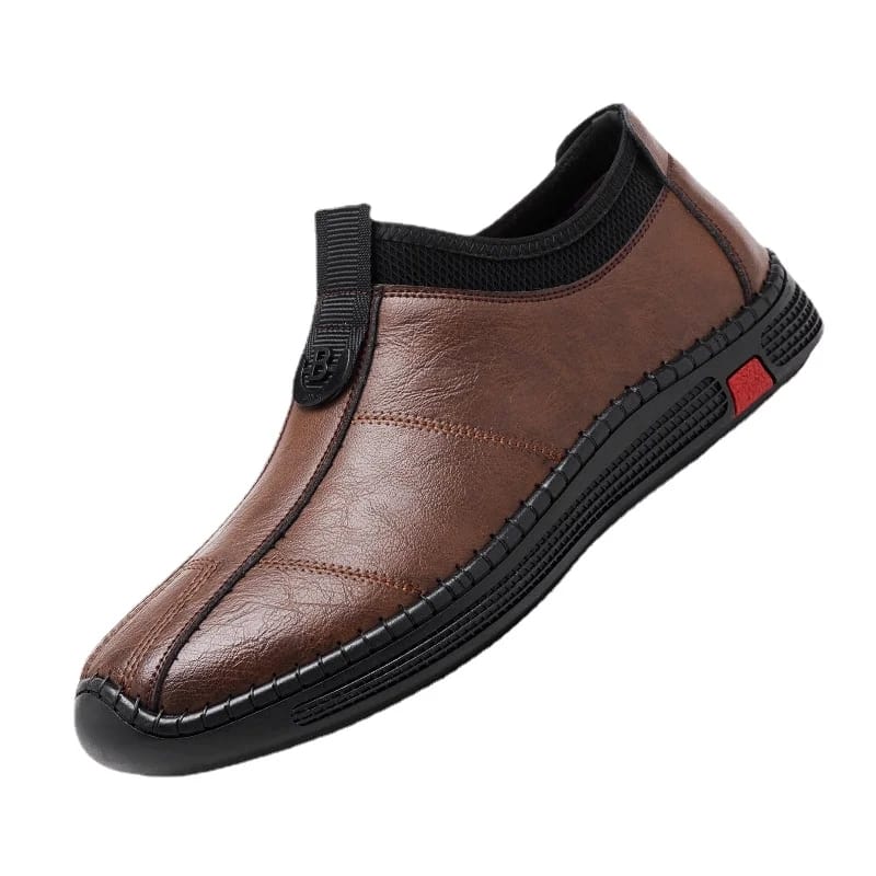 Men's Casual Leather Fashionable Shoe 43 - Tuzzut.com Qatar Online Shopping