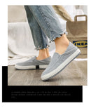 Men's casual lazy canvas shoes 41 - Tuzzut.com Qatar Online Shopping