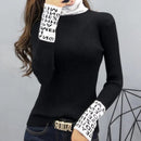 Women Sweaters And Pullovers Turtleneck Slim Sweaters Ladies Knitted - Tuzzut.com Qatar Online Shopping