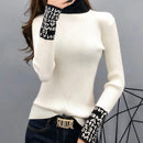 Women Sweaters And Pullovers Turtleneck Slim Sweaters Ladies Knitted - Tuzzut.com Qatar Online Shopping
