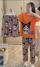 3 Pcs Women's Pajama Home Wear P41-7 - Tuzzut.com Qatar Online Shopping