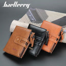 Vintage Men Leather Wallet Short Slim Mini Male Card Pack Purse de18 - Tuzzut.com Qatar Online Shopping