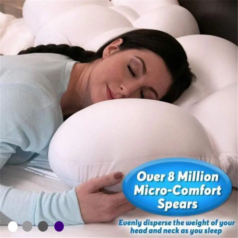 All-round Sleep Pillow Egg Sleeper Memory Foam Soft Orthopedic Neck Pillow- 45x30cm - Tuzzut.com Qatar Online Shopping