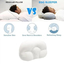 All-round Sleep Pillow Egg Sleeper Memory Foam Soft Orthopedic Neck Pillow- 45x30cm - Tuzzut.com Qatar Online Shopping