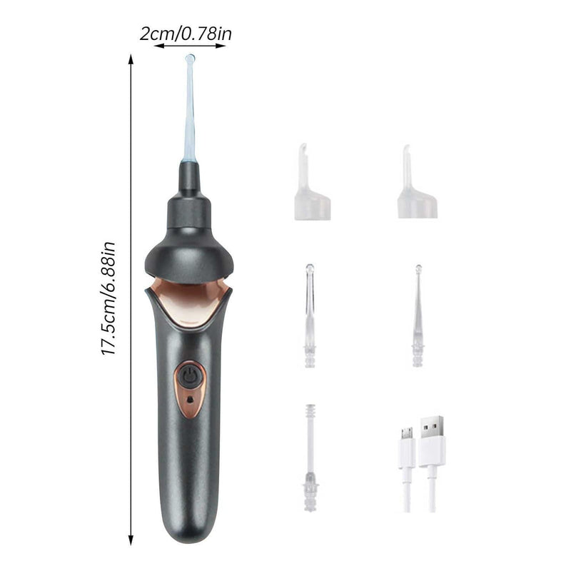 Ear Wax Removal Vacuum Electric Ear Cleaner With LED Light - Tuzzut.com Qatar Online Shopping