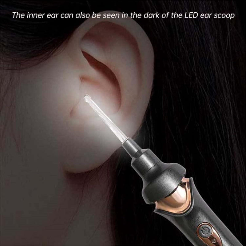 Ear Wax Removal Vacuum Electric Ear Cleaner With LED Light - Tuzzut.com Qatar Online Shopping