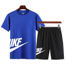 Men's Sports Short Sleeve Thin Breathable T-shirt And Shorts TS33 - Tuzzut.com Qatar Online Shopping