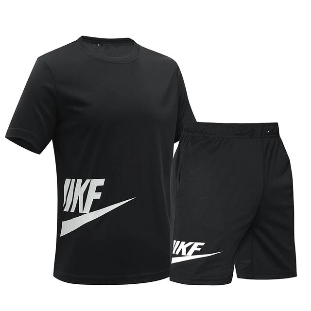 Men's Sports Short Sleeve Thin Breathable T-shirt And Shorts TS33 - Tuzzut.com Qatar Online Shopping